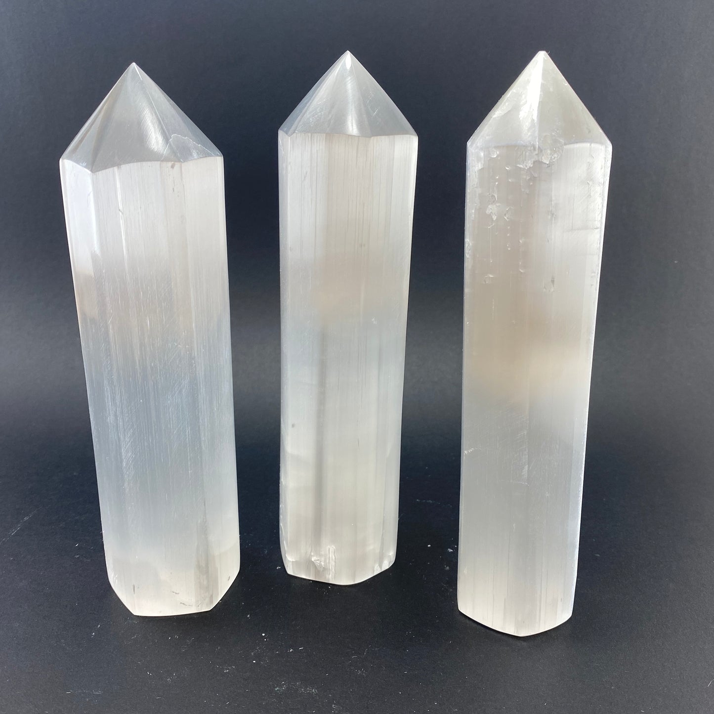 20cm Selenite Point, Polished Selenite Point, Large Selenite Point