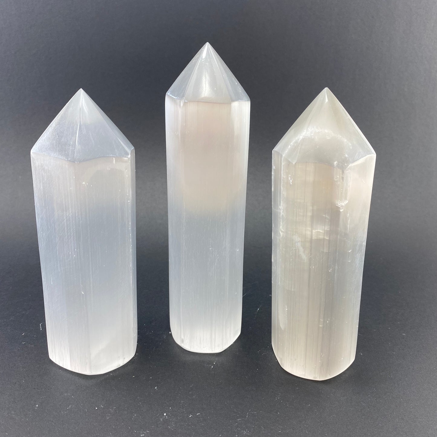 15cm Selenite Point, Polished Selenite Point, Medium Selenite Point