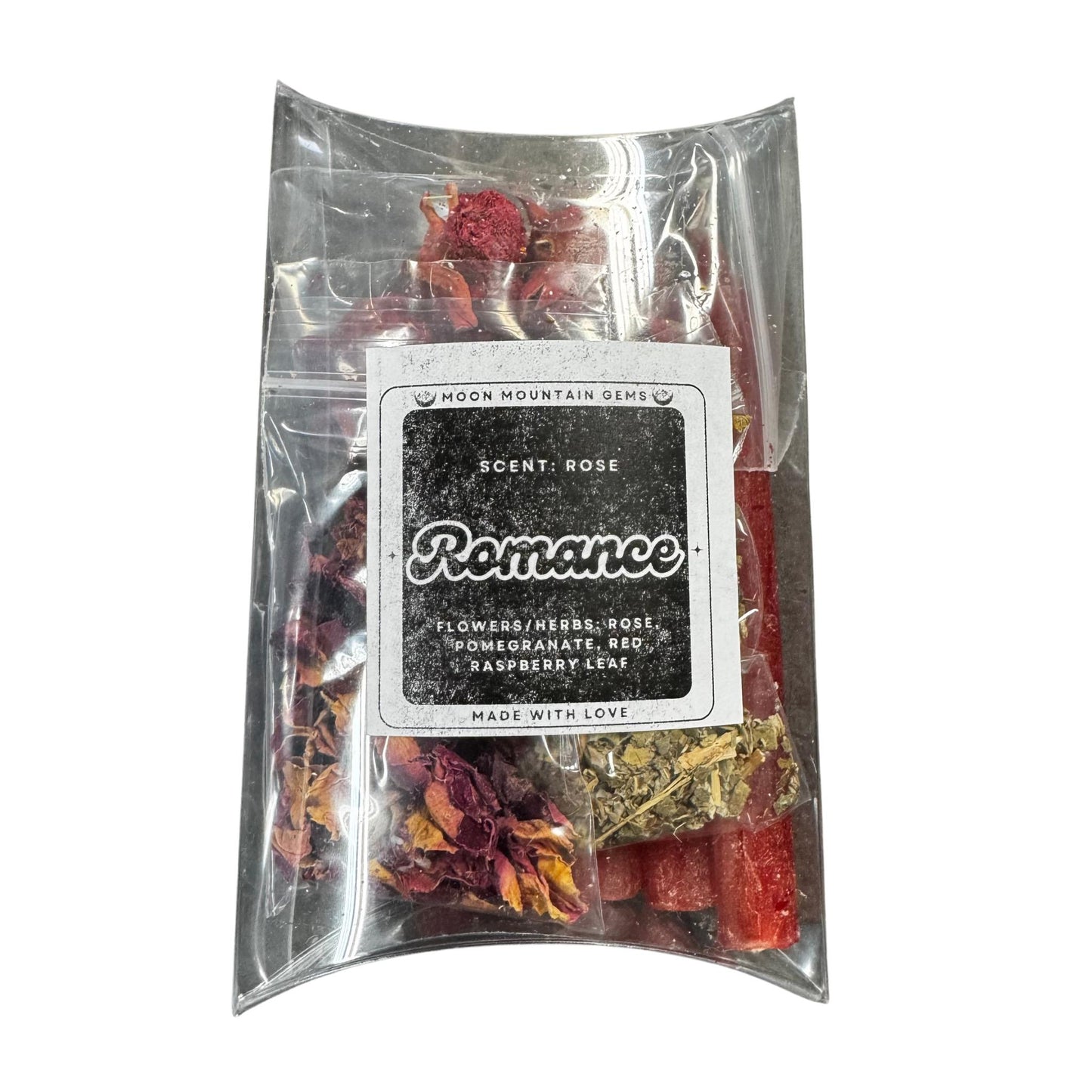 Ritual Candle Bundle - 5pc Chime Candle with 3pc Herb and Flower