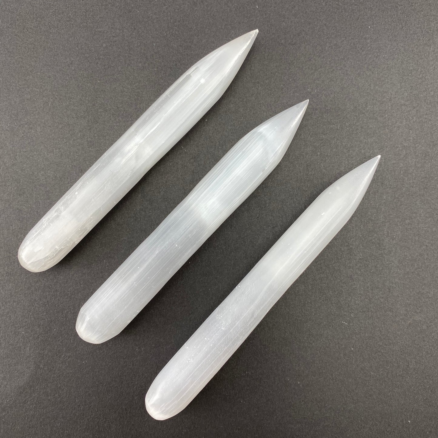 Selenite Pencil, Polished Selenite Point, Selenite Pointer, Selenite Pencil Point