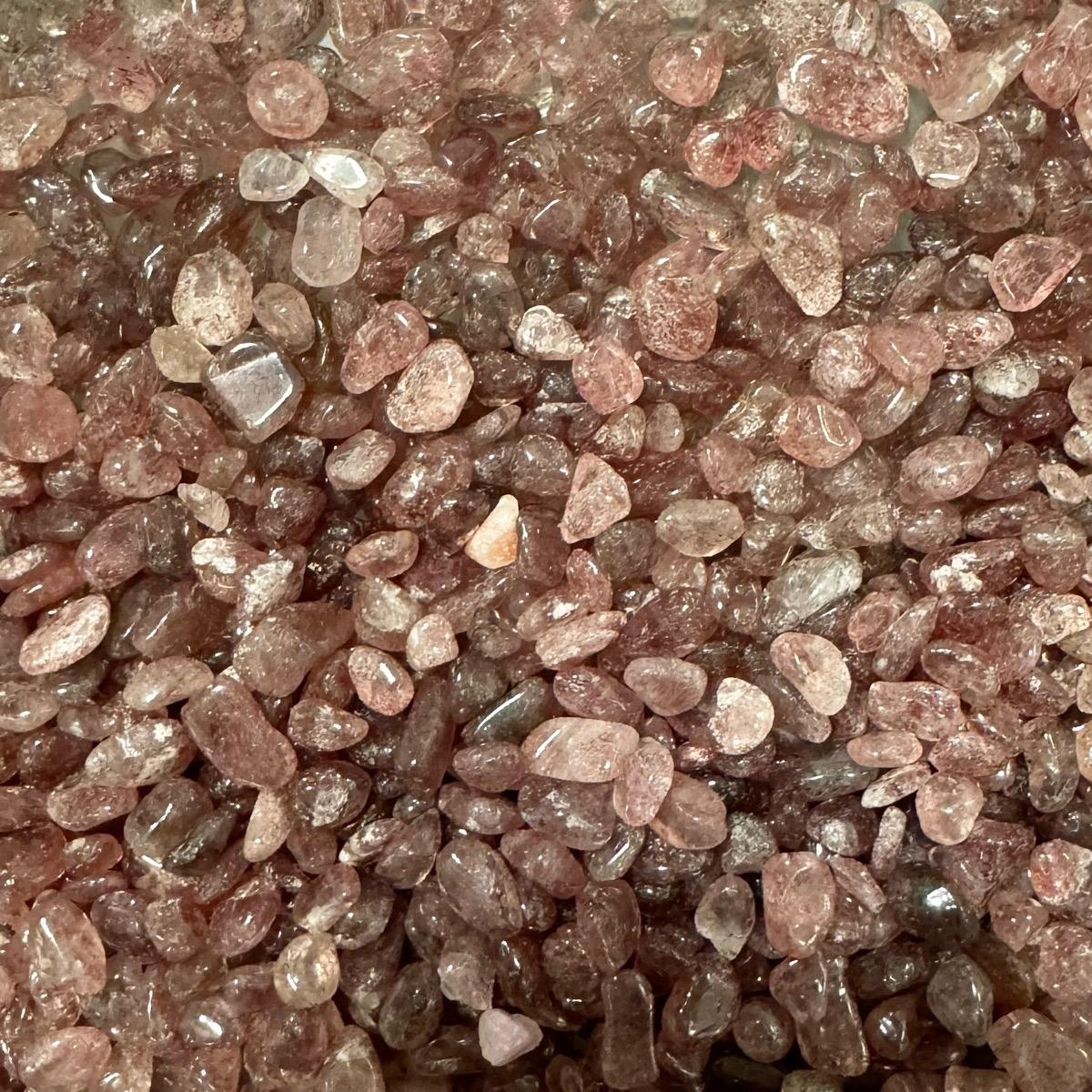 1lb Chip - Strawberry Quartz