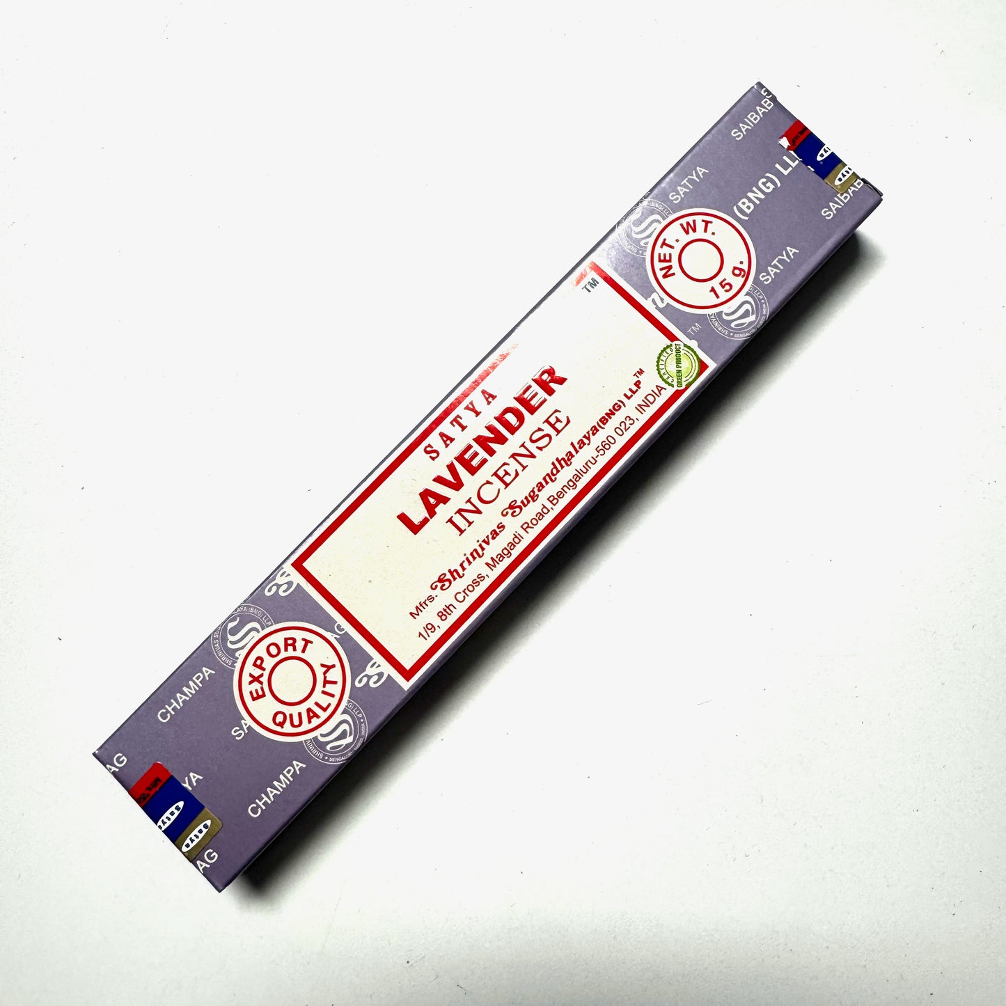 Satya Incense, 15g Incense Sticks, 12 Sticks, One pack of Satya Incense Sticks