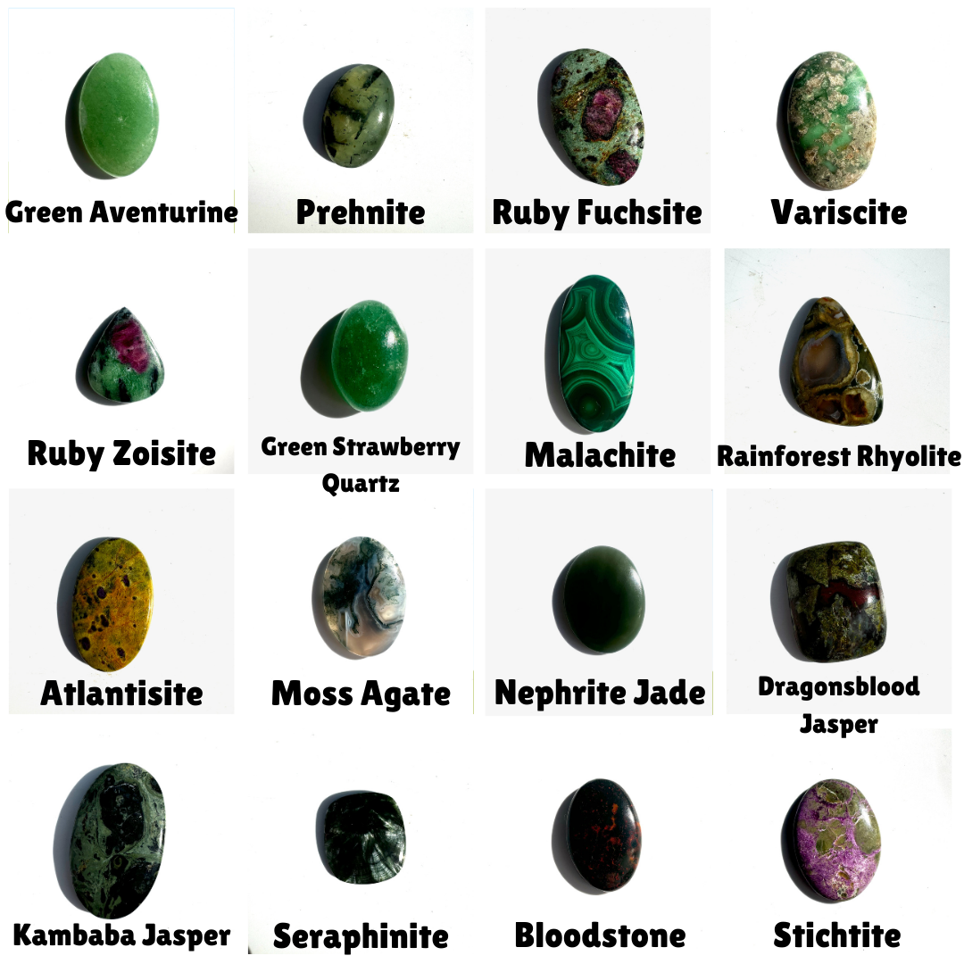 25g Gemstone Cabochons - Listing #1