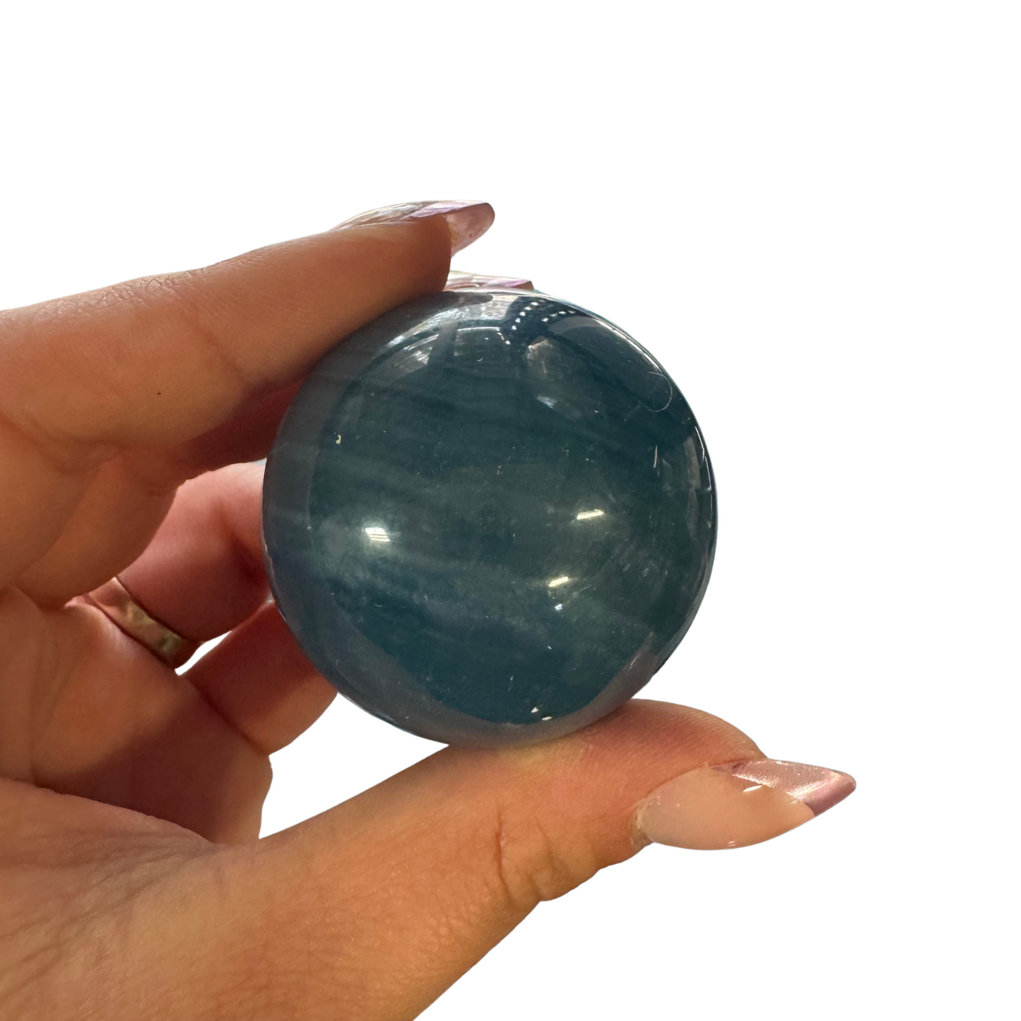 1lb Blue Onyx Spheres