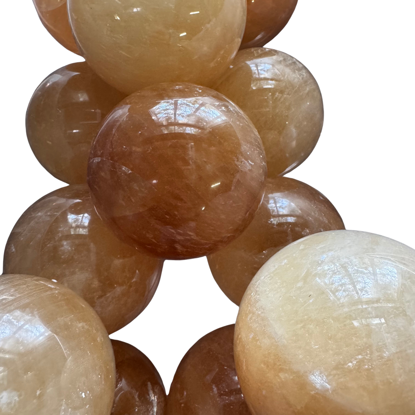 1lb Honey Calcite Spheres