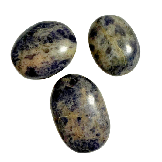 Iolite Palm Stone