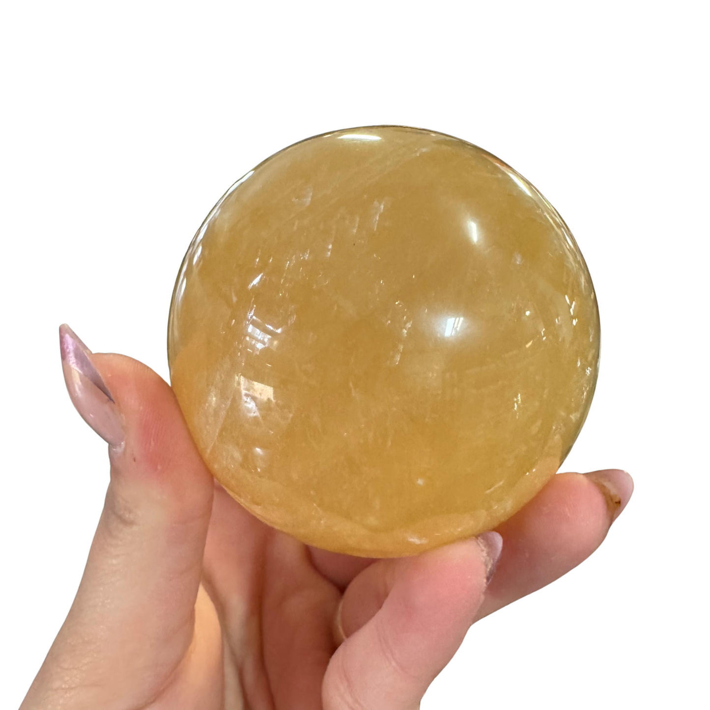 1lb Honey Calcite Spheres