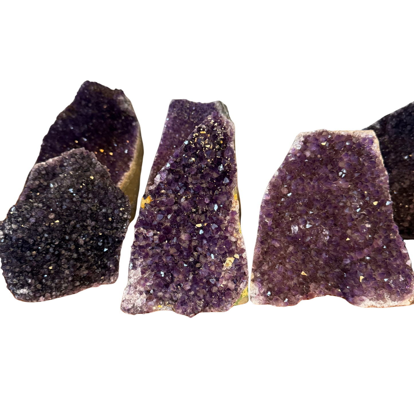 Amethyst Cut Base Cluster - Very Purple