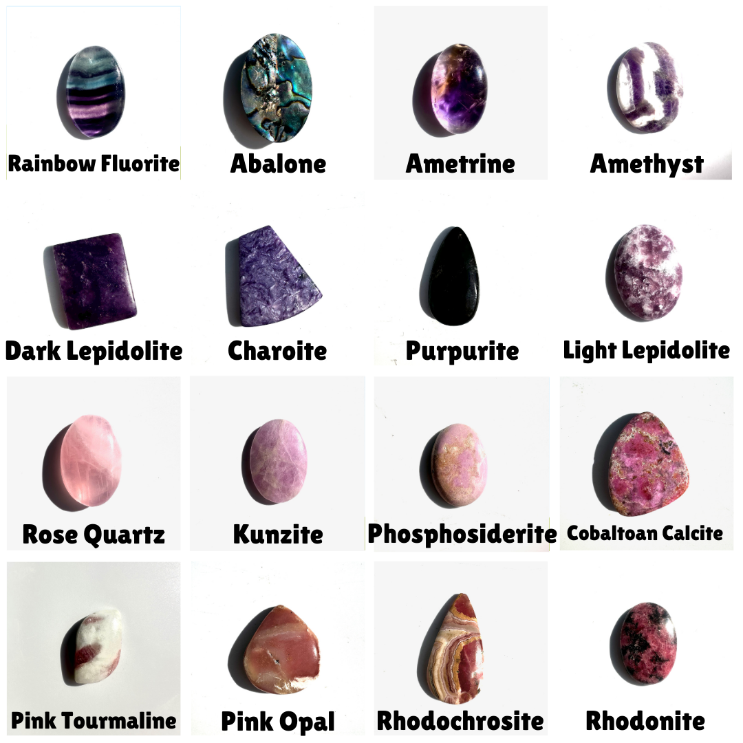 25g Gemstone Cabochons - Listing #1