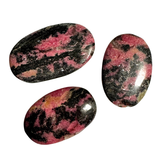 Rhodonite Palm Stone