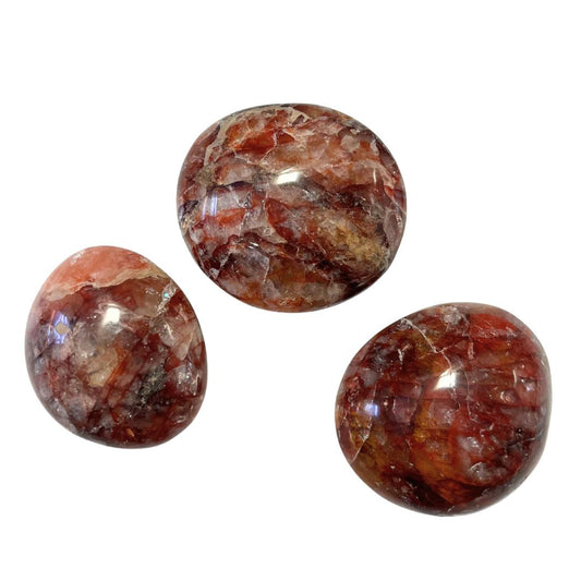 Fire Quartz Palm Stone