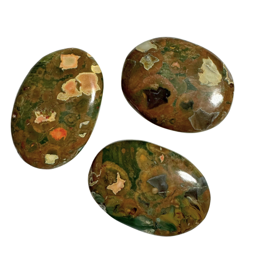 Rainforest Rhyolite Palm Stone