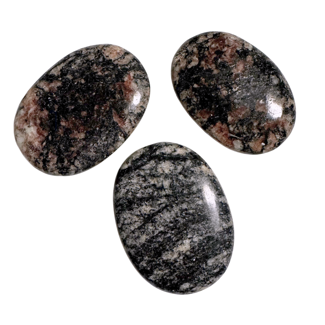 Garnet in Matrix Palm Stone