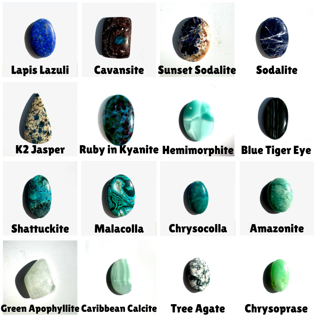 25g Gemstone Cabochons - Listing #2