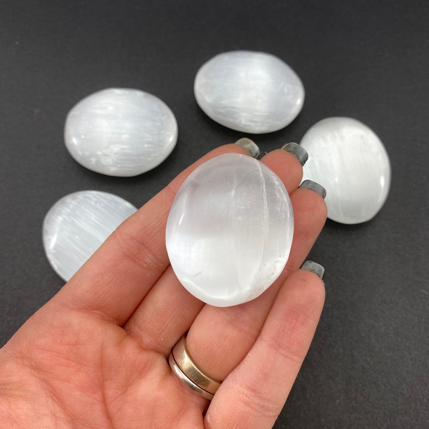 Mini Selenite Palm