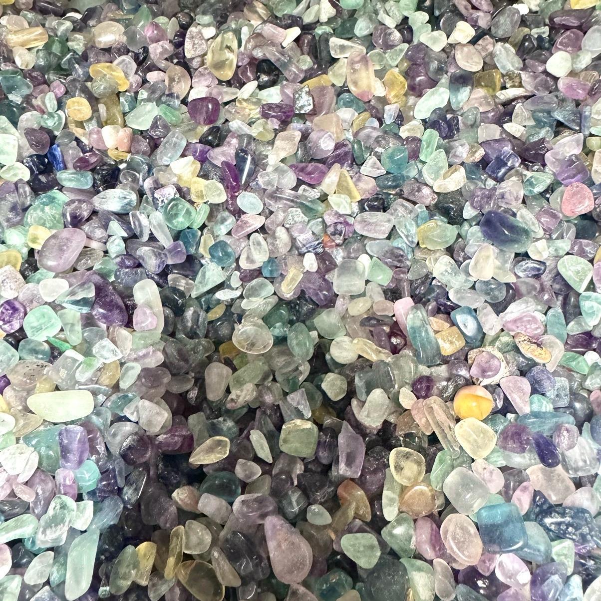 1lb Chip - Rainbow Fluorite