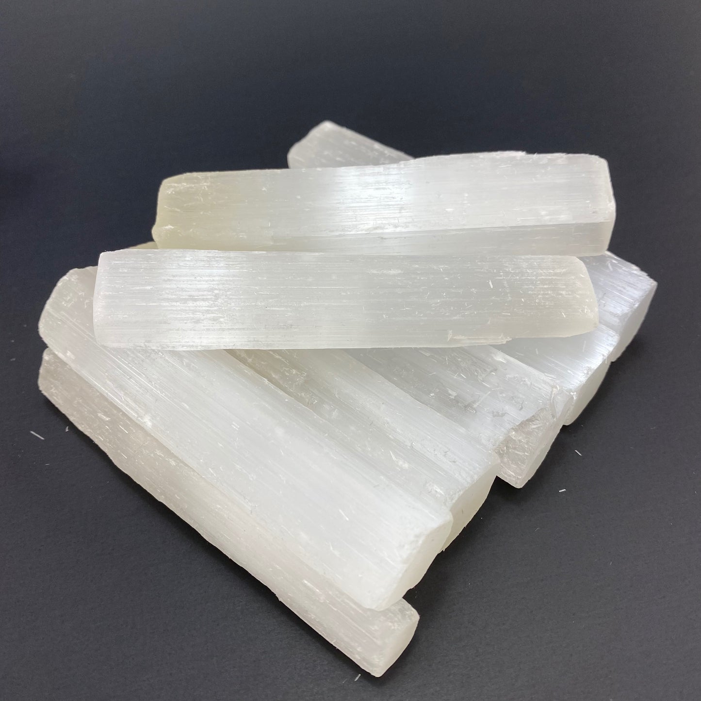 10cm Selenite Rough Stick, Selenite Stick, Raw Selenite, Rough Selenite, 10cm Selenite