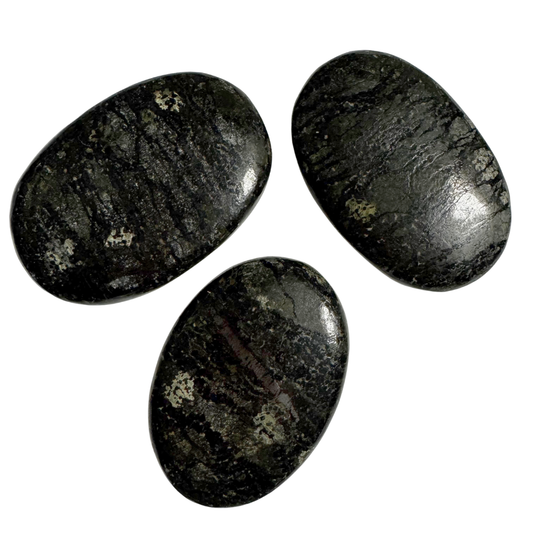 Flower Nuummite Palm Stone