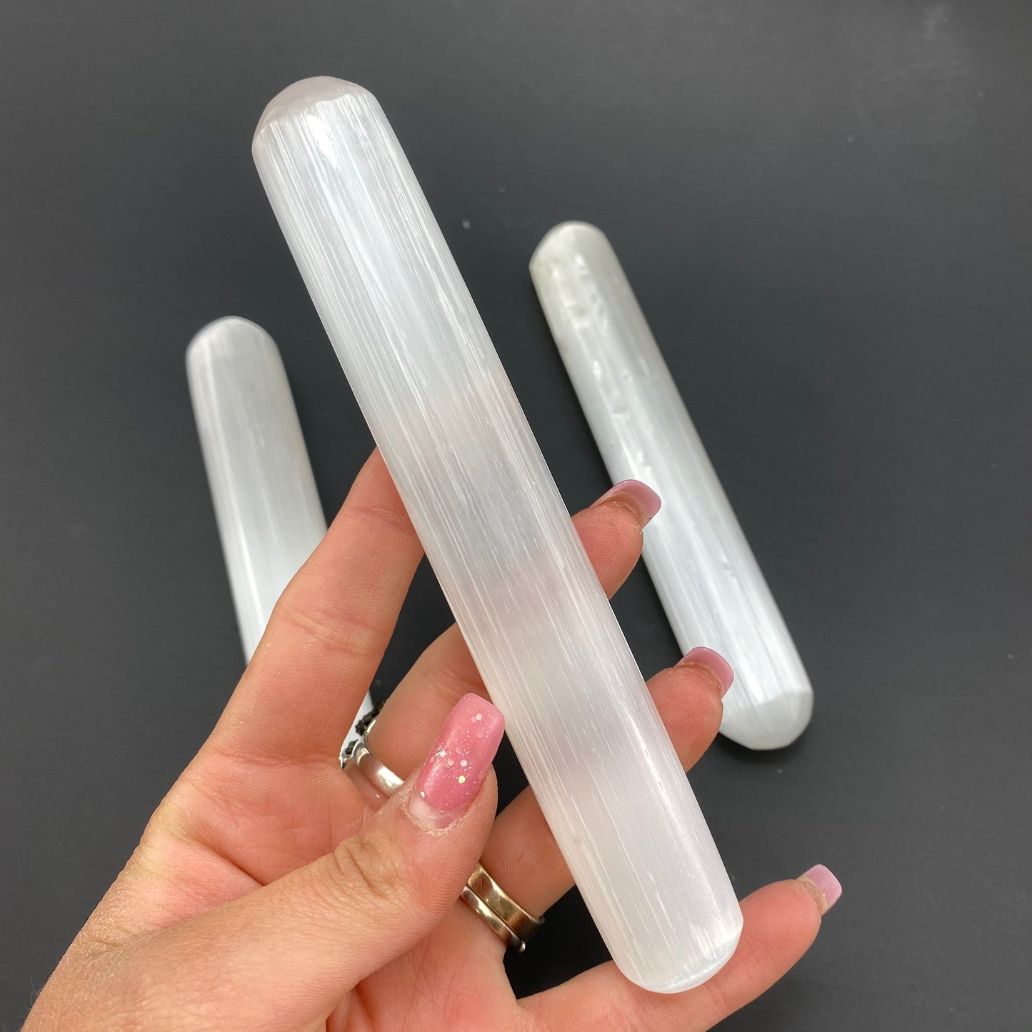 Smooth Selenite Wand