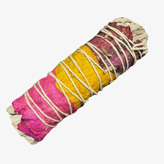 Sage Bundle - White Sage with Yellow/Pink Flower