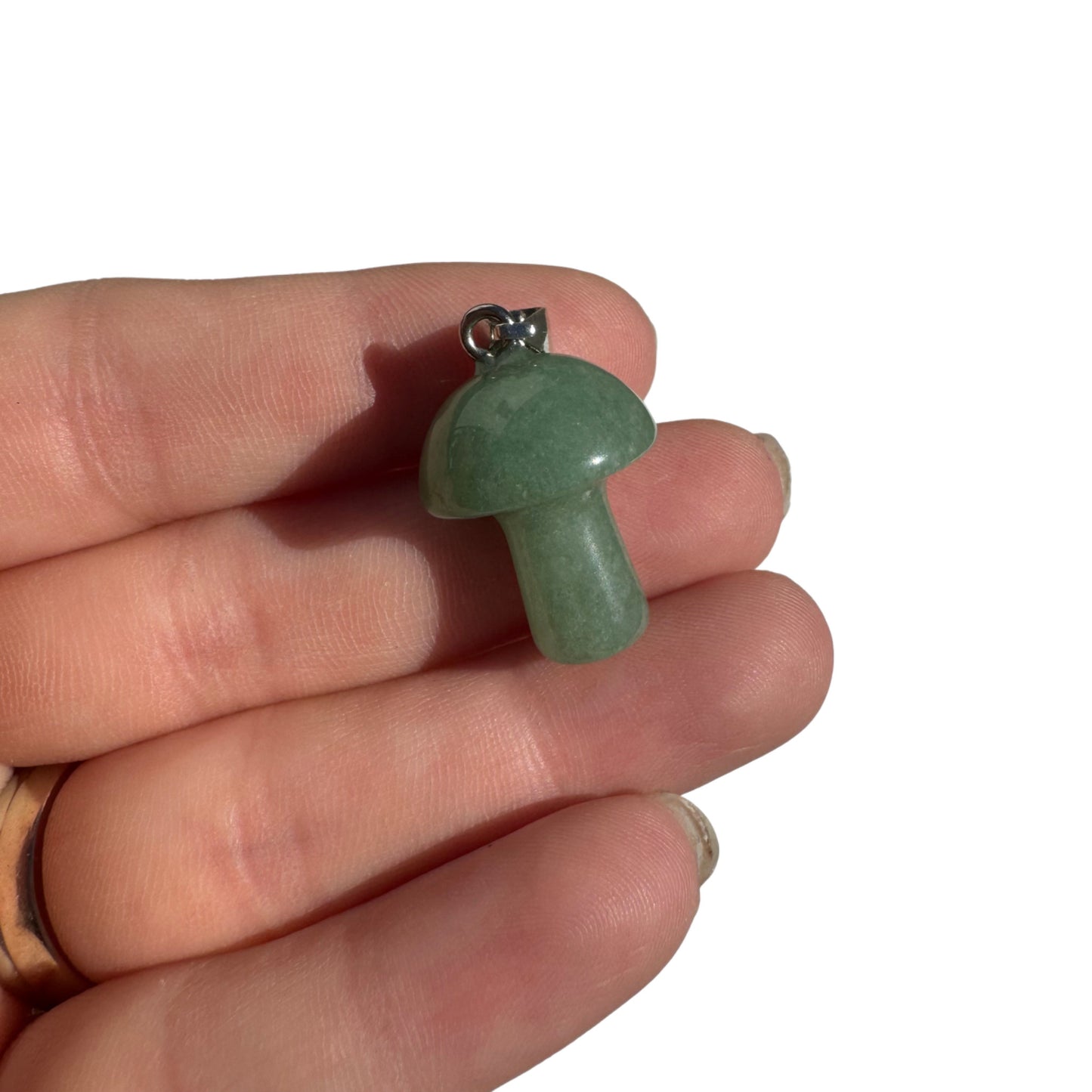 Gemstone Mushroom Pendant