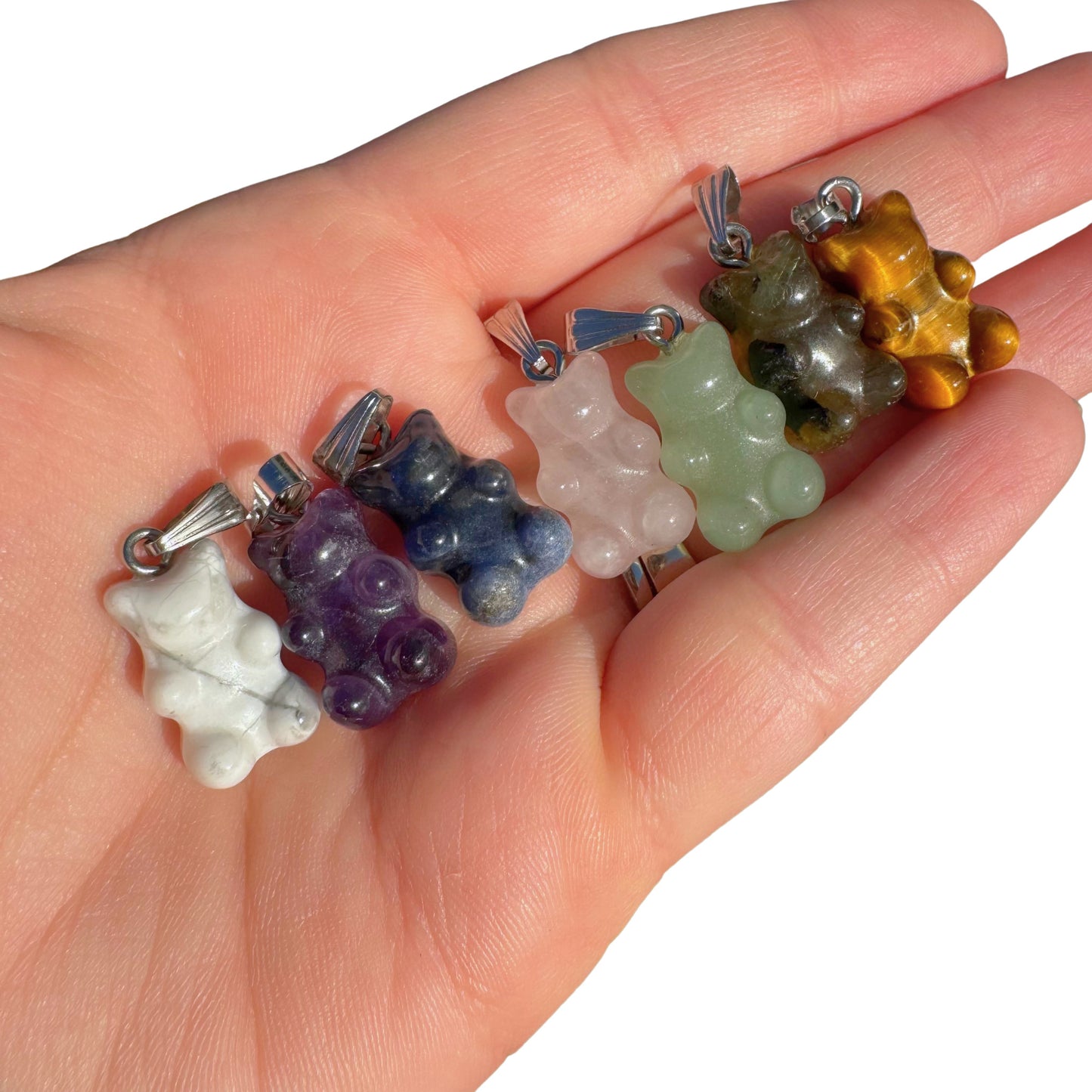 Gemstone Gummy Bear Pendant