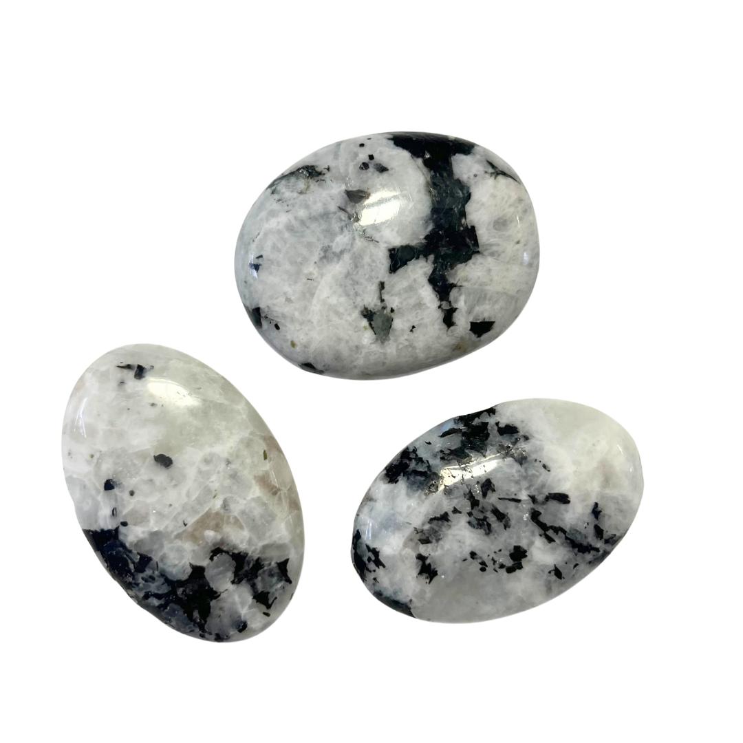 Rainbow Moonstone Palm Stone