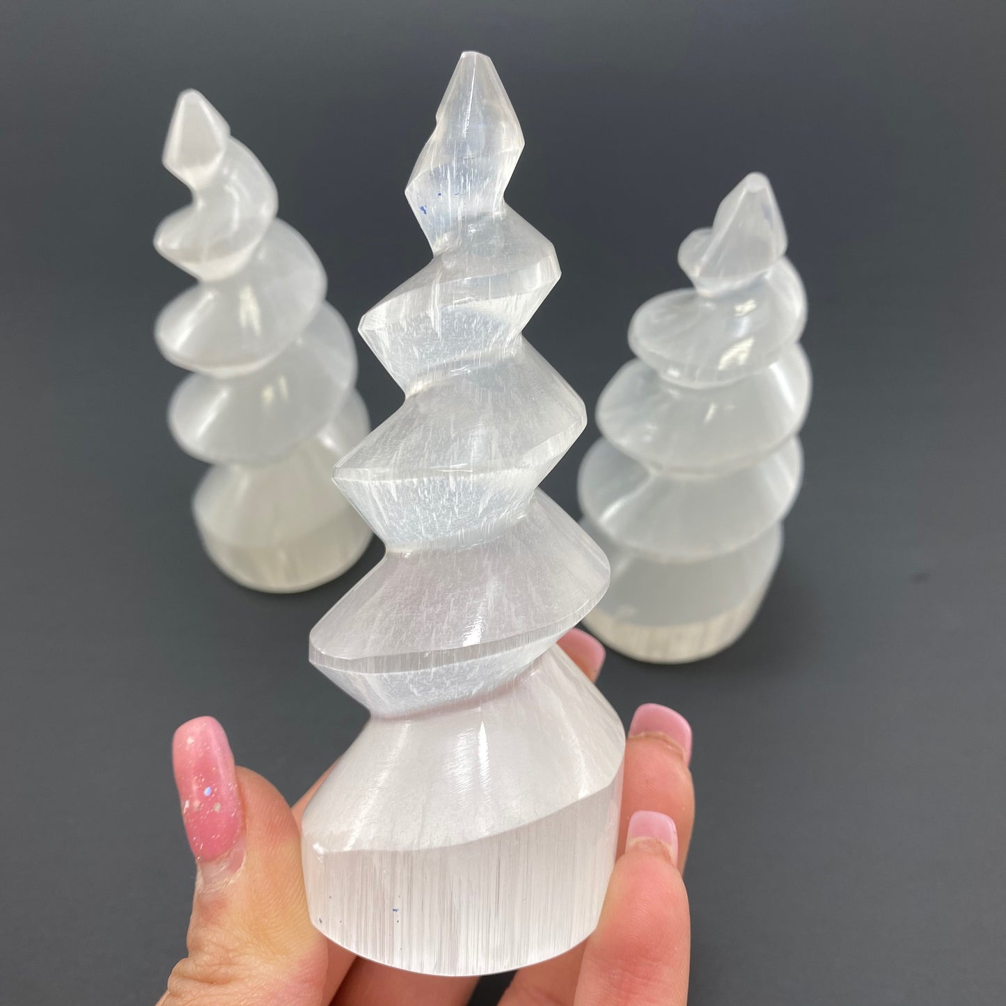 Mini Selenite Spiral