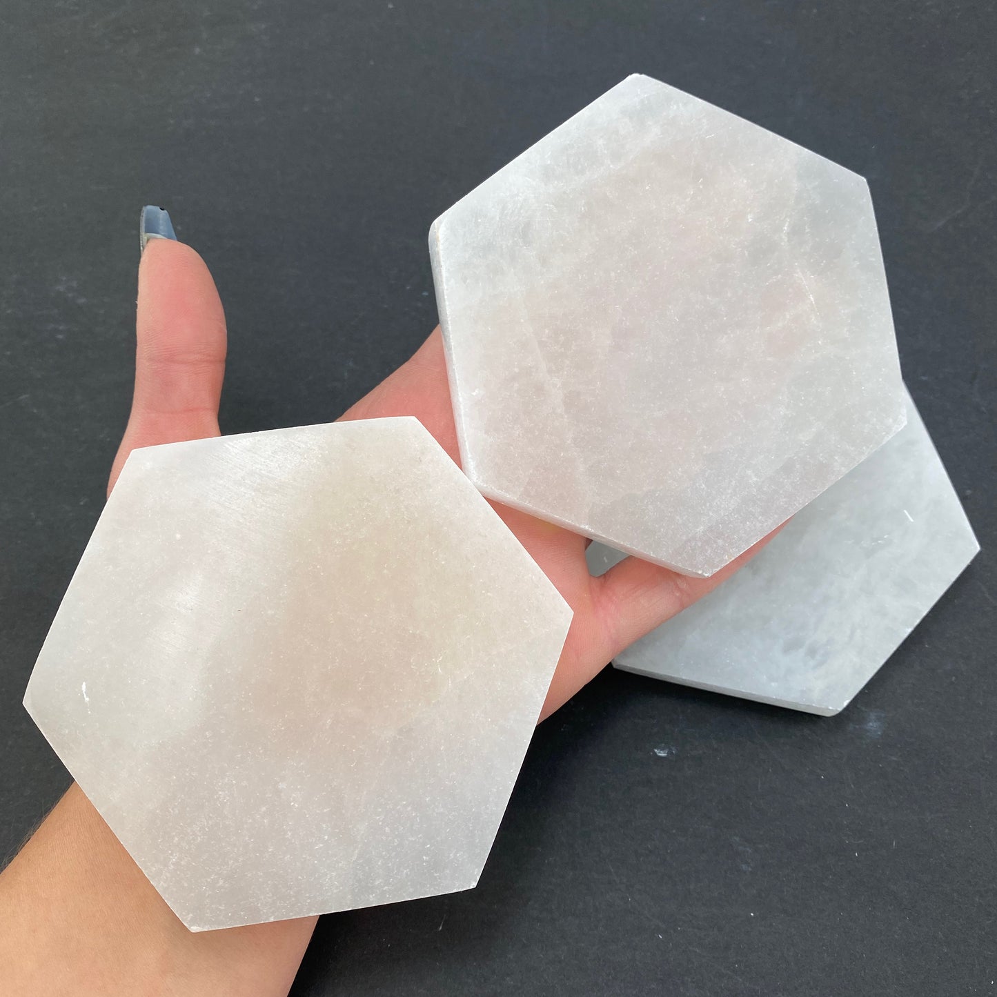 10cm Selenite Hexagon